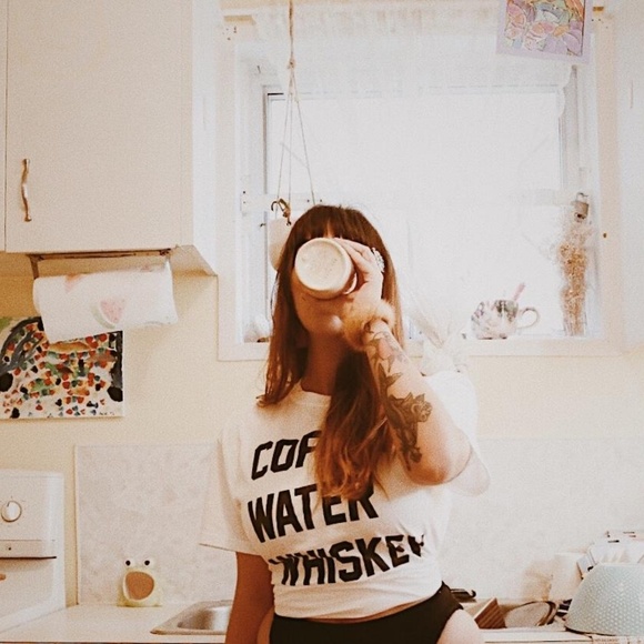 Coffee Water Whiskey Tee